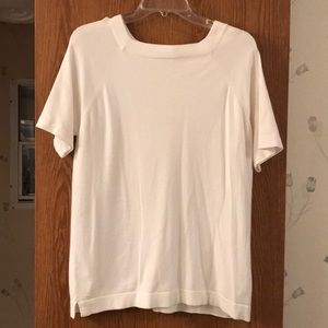Worthington white knit top